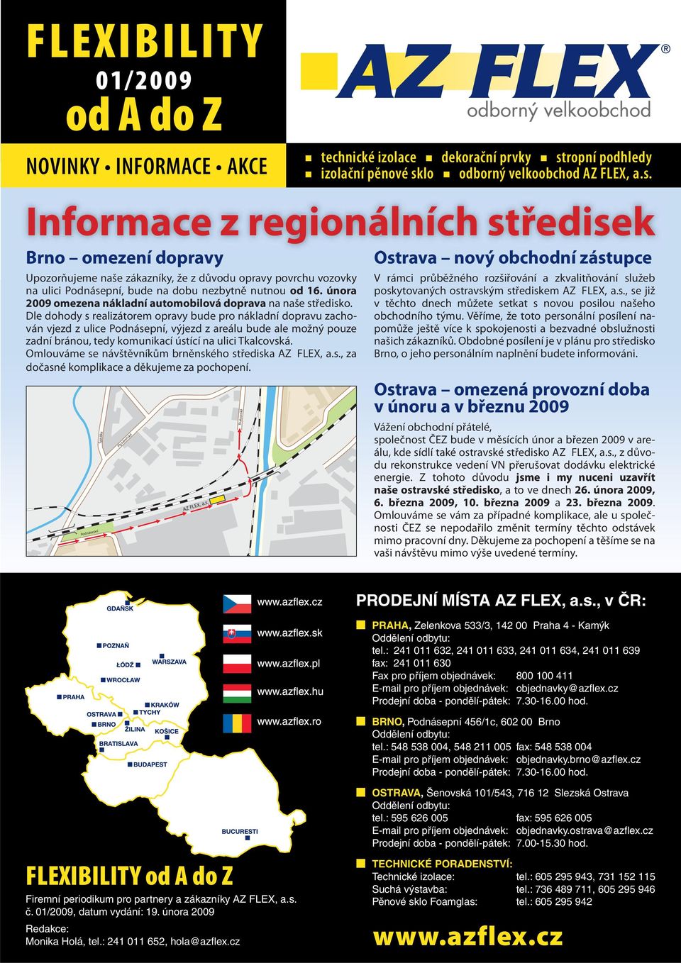 lo odborný velkoobchod AZ FLEX, a.s.
