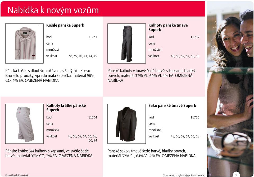 OMEZENÁ NABÍDKA Pánské kalhoty v tmavě šedé barvě, s kapsami, hladký povrch, materiál 32% PL, 64% VI, 4% EA.
