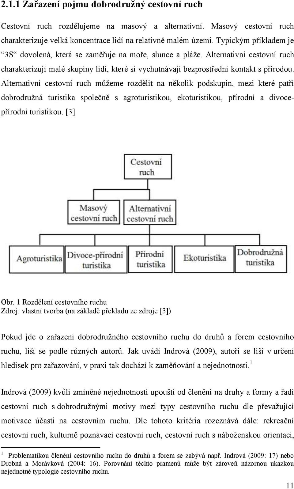 Alternativní cestovní ruch můţeme rozdělit na několik podskupin, mezi které patří dobrodruţná turistika společně s agroturistikou, ekoturistikou, přírodní a divocepřírodní turistikou. [3] Obr.