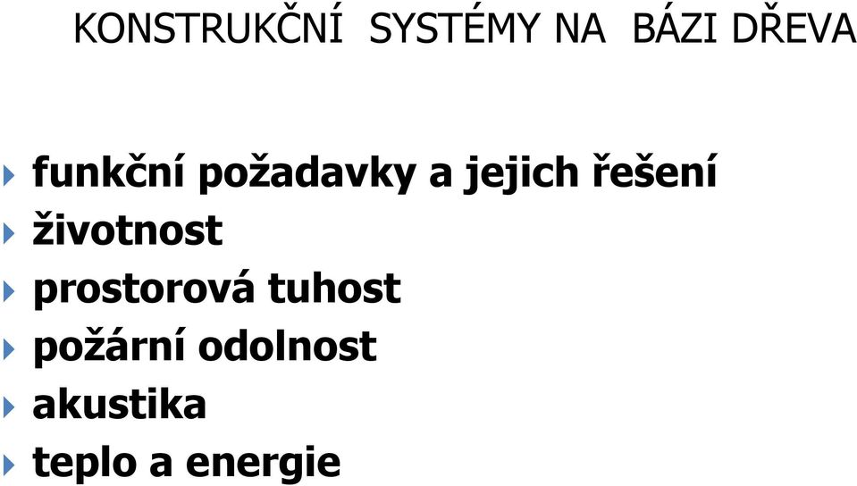 prostorová tuhost požární