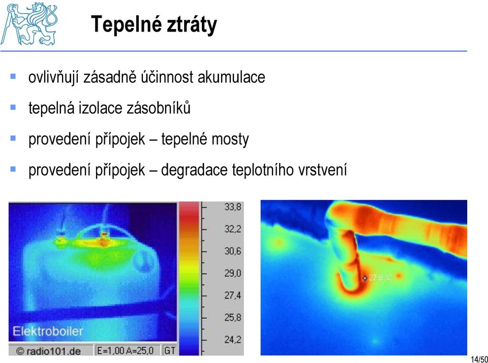 provedení přípojek tepelné mosty