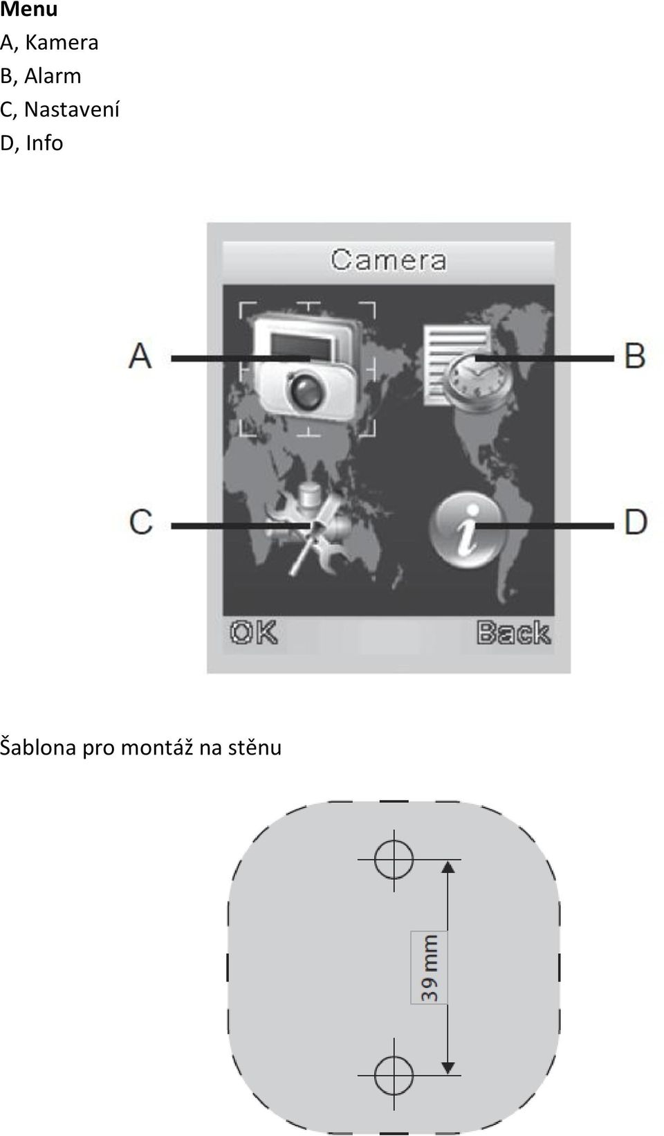 Nastavení D, Info