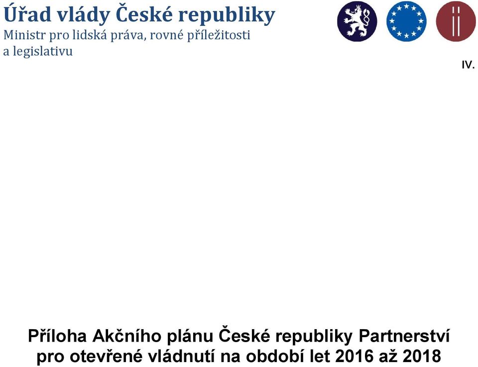 Příloha Akčního plánu České republiky