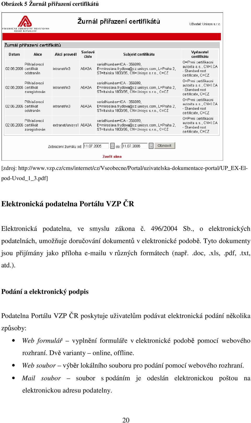 Tyto dokumenty jsou přijímány jako příloha e-mailu v různých formátech (např..doc,.xls,.pdf,.txt, atd.).