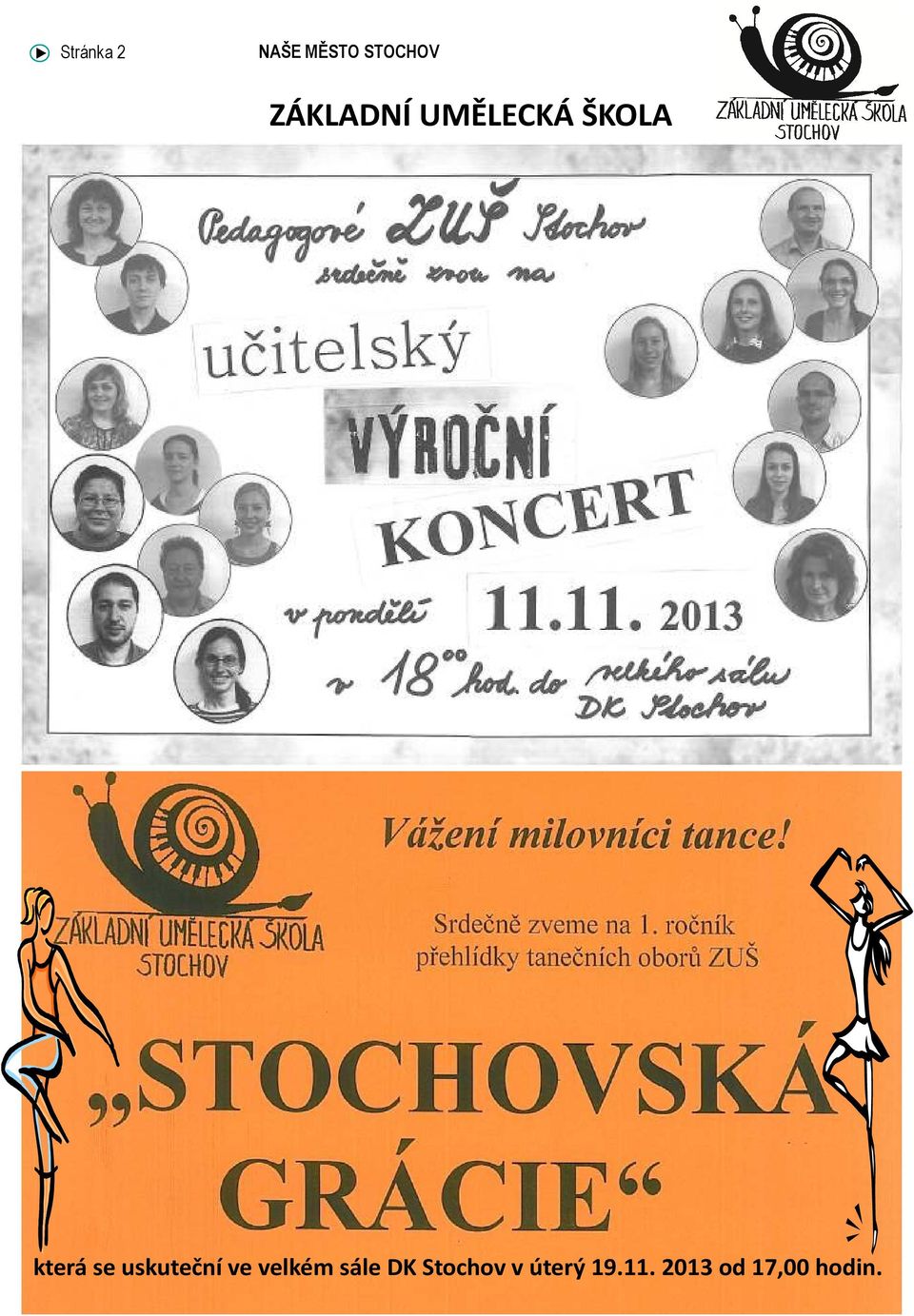 velkém sále DK Stochov v
