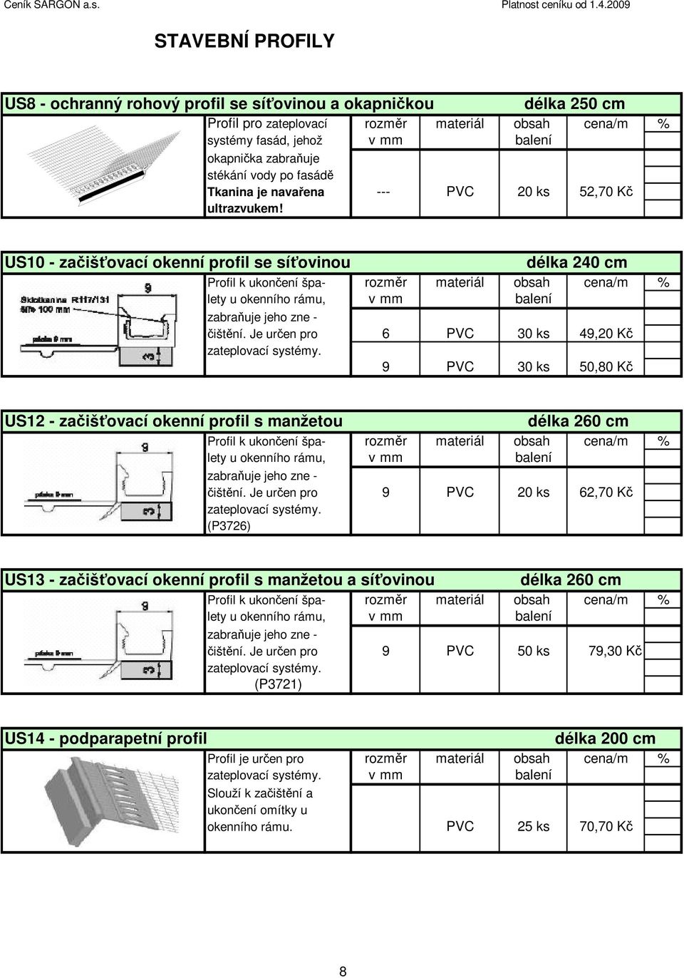 po fasádě Tkanina je navařena --- PVC 20 ks 52,70 Kč ultrazvukem!