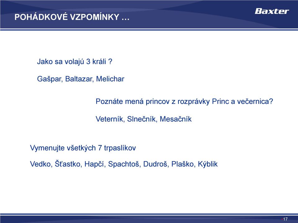 Princ a večernica?