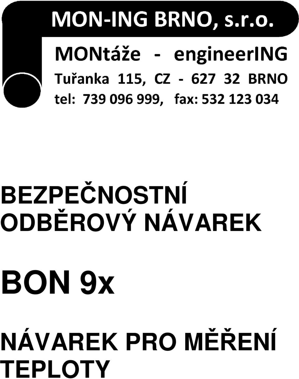 NÁVAREK BON 9x