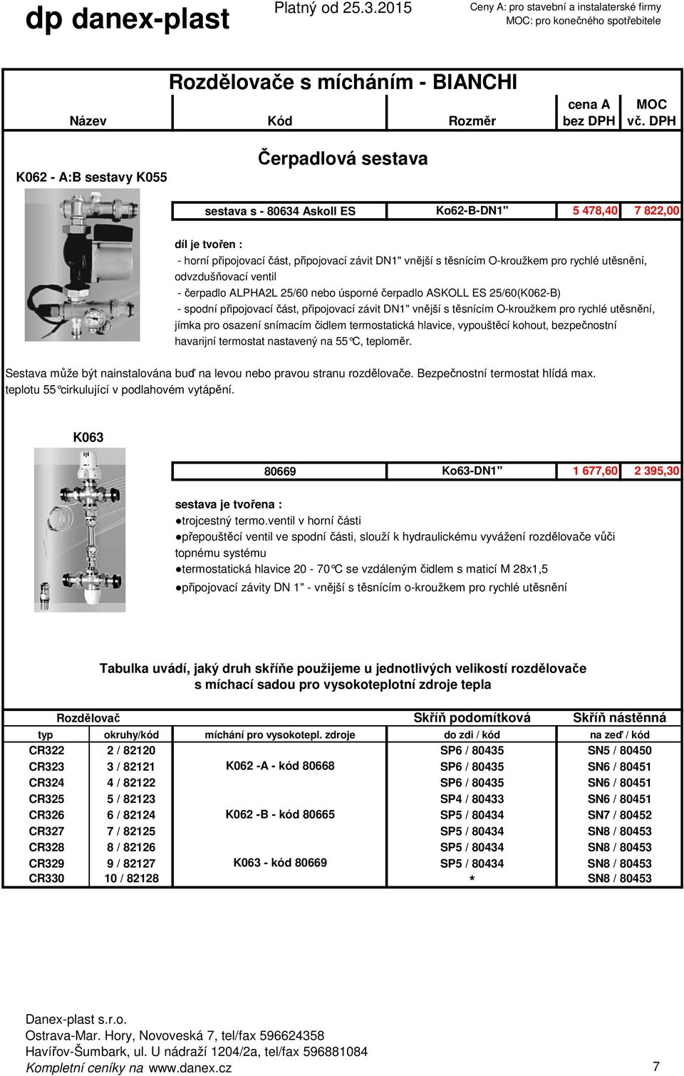 odvzdušňovací ventil - čerpadlo ALPHA2L 25/60 nebo úsporné čerpadlo ASKOLL ES 25/60(K062-B) - spodní připojovací část, připojovací závit DN1" vnější s těsnícím O-kroužkem pro rychlé utěsnění, jímka