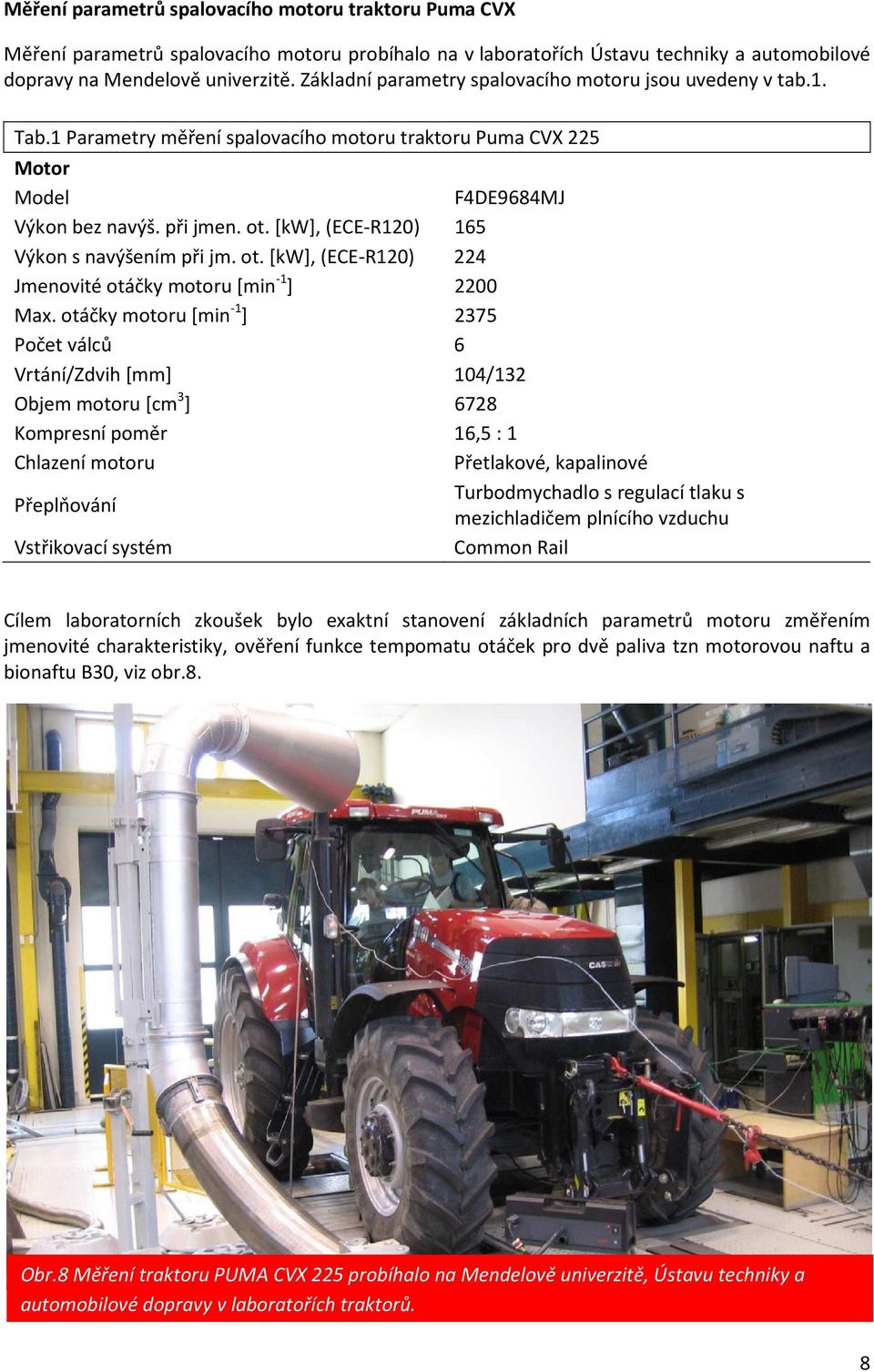 [kw],(ece-r120) 165 Výkon s navýšením při jm. ot. [kw],(ece-r120) 224 Jmenovité otáčky motoru [min -1 ] 2200 Max.