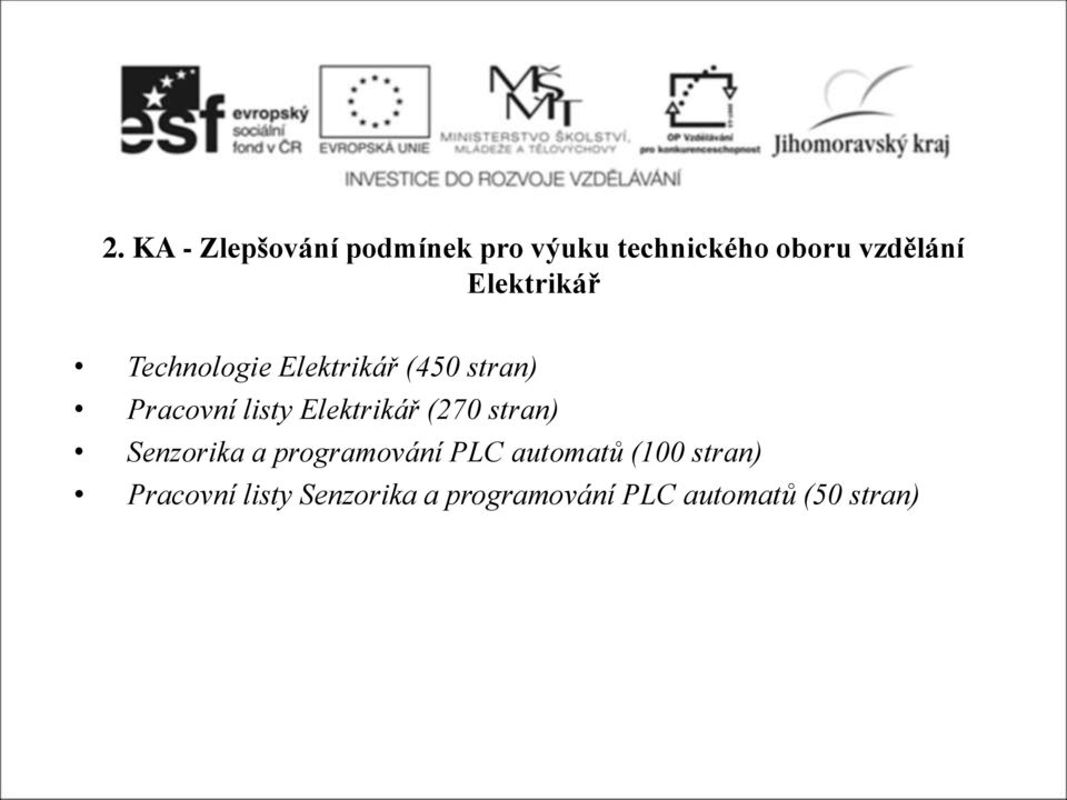 Elektrikář (270 stran) Senzorika a programování PLC automatů (100