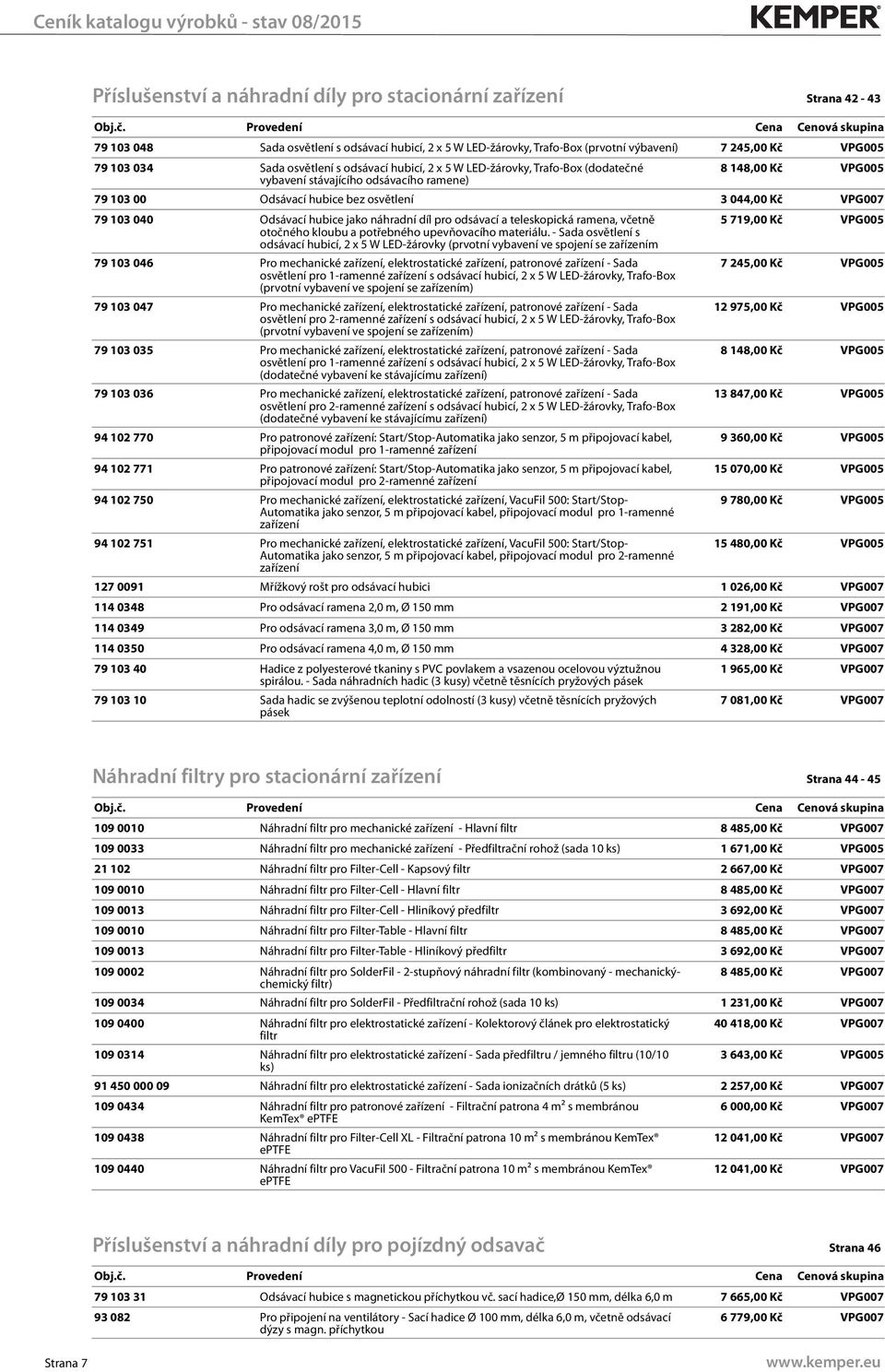 Odsávací hubice jako náhradní díl pro odsávací a teleskopická ramena, včetně otočného kloubu a potřebného upevňovacího materiálu.