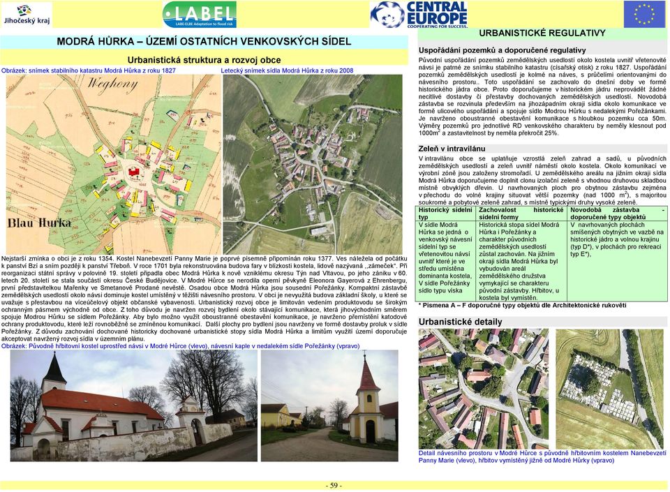 V roce 1701 byla rekonstruována budova fary v blízkosti kostela, lidově nazývaná,,zámeček. Při reorganizaci státní správy v polovině 19.