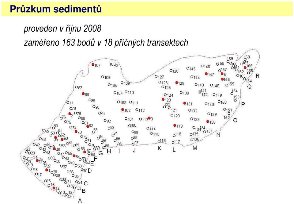 zaměřeno 163 bodů v