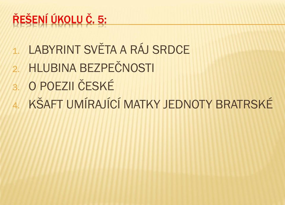 HLUBINA BEZPEČNOSTI 3.