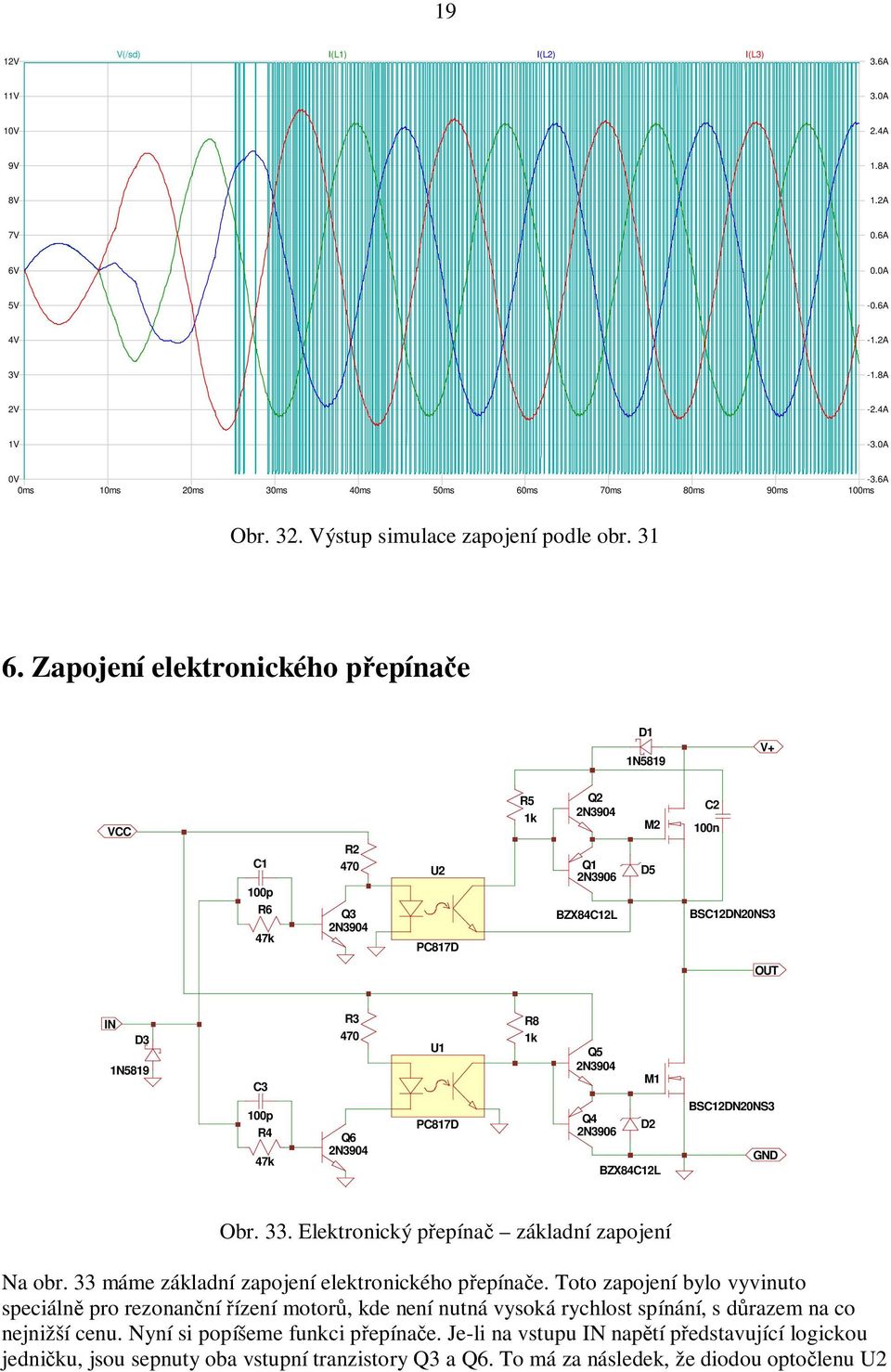 Zapojení elektronického přepínače 1 1N5819 100p R6 47k 470 3 2N3904 U2 PC817 R5 1k 2 2N3904 1 2N3906 BZX84CL M2 5 100n BSCN20NS3 3 1N5819 C3 100p R4 47k 470 6 2N3904 PC817 R8 1k 5 2N3904 4 2N3906 M1