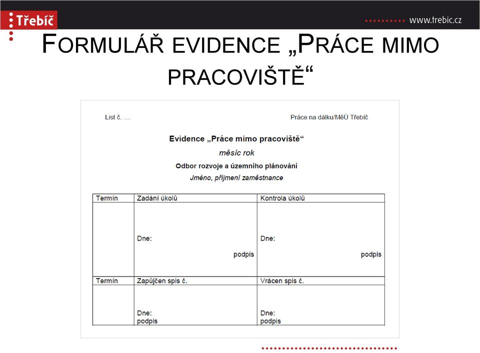 PRÁCE