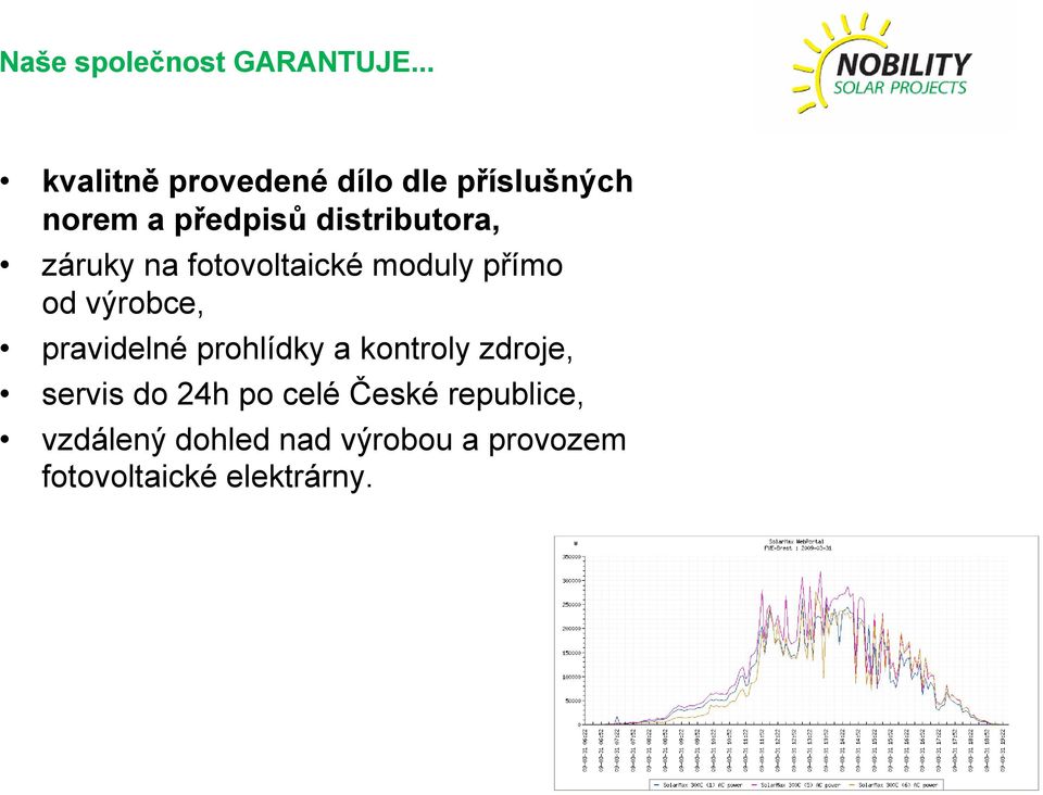 distributora, záruky na fotovoltaické moduly přímo od výrobce,