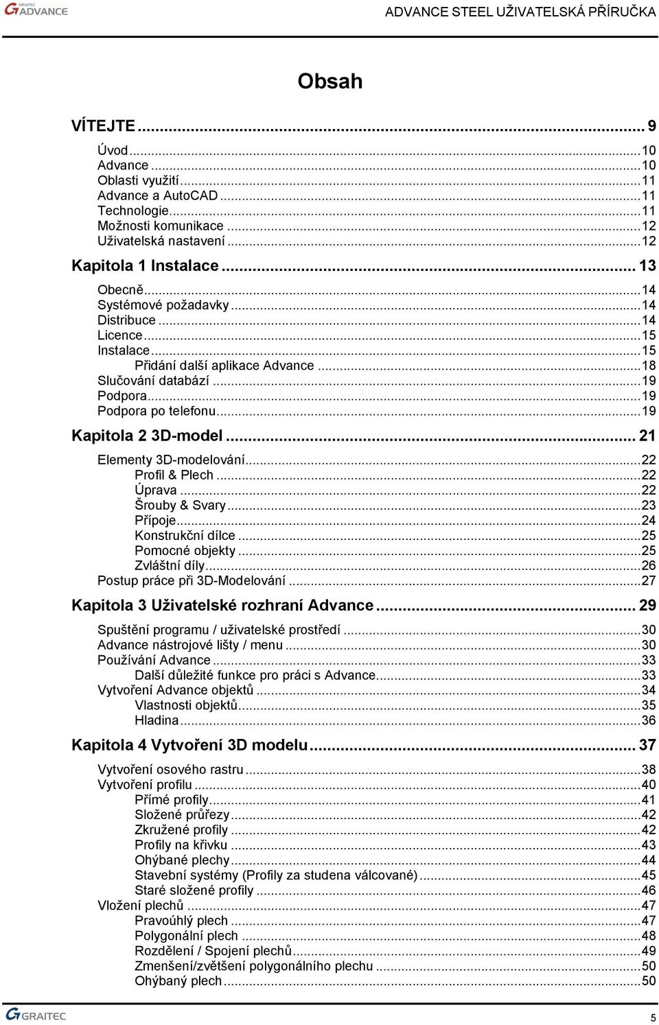 .. 21 Elementy 3D-modelování...22 Profil & Plech...22 Úprava...22 Šrouby & Svary...23 Přípoje...24 Konstrukční dílce...25 Pomocné objekty...25 Zvláštní díly...26 Postup práce při 3D-Modelování.