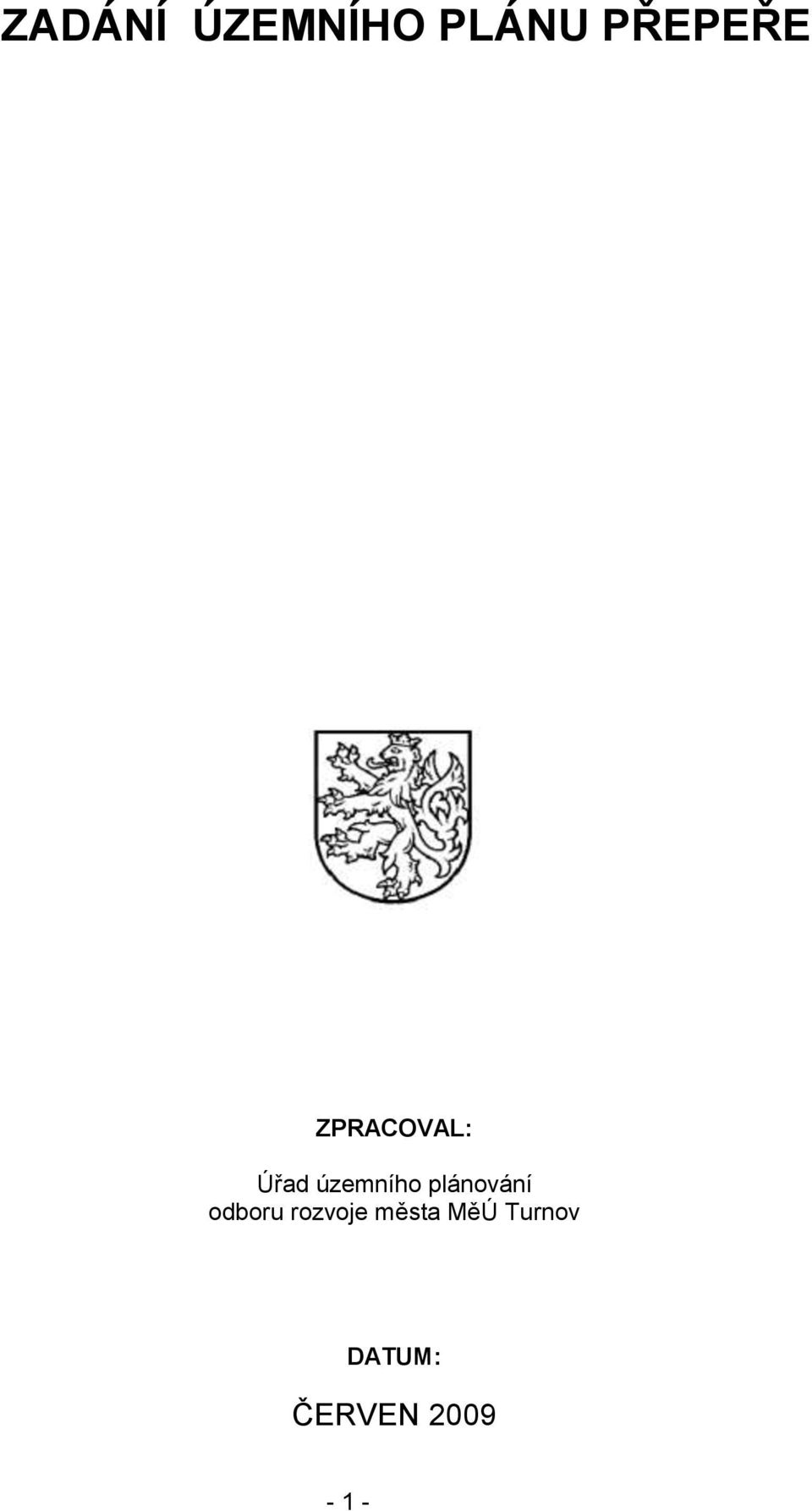 plánování odboru rozvoje