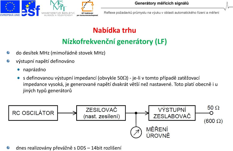 tomto případě zatěžovací impedance vyoká, je generované napětí dvakrát větší než