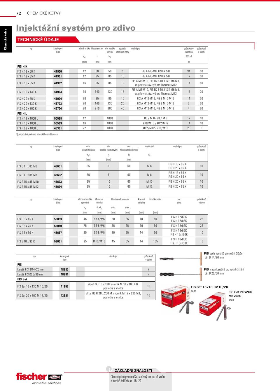 tyč pro Thermax M12 14 50 FIS H 16 x 130 K 41903 16 140 130 15 FIS A M8-M, FIS EK 8-, FIS E M6-M8, stupňovitá záv.