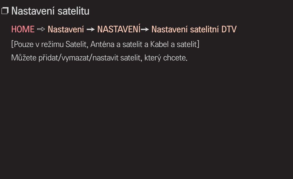 Satelit, Anténa a satelit a Kabel a satelit]