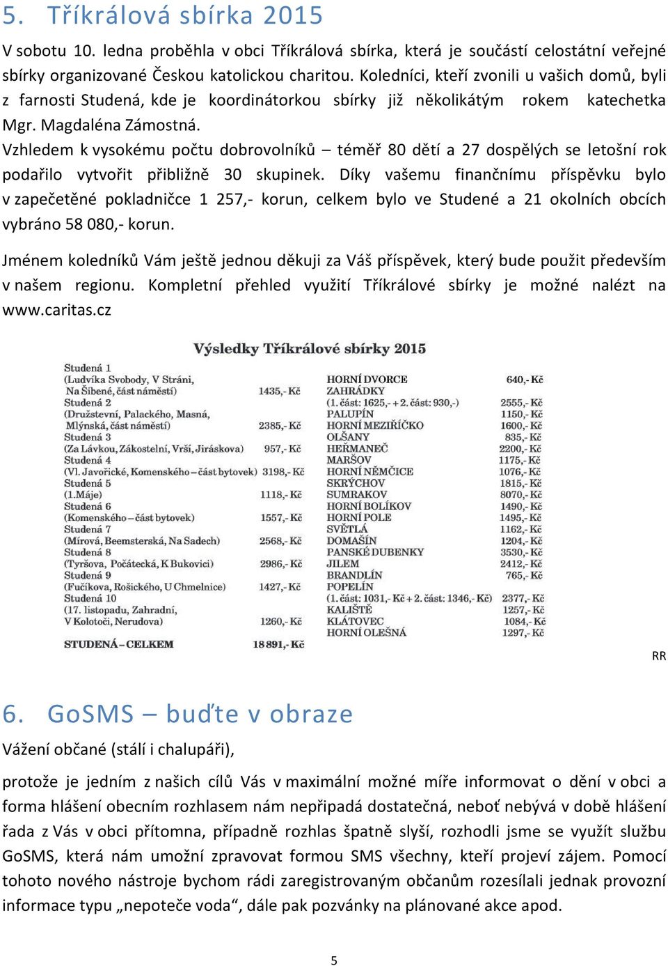 Vzhledem k vysokému počtu dobrovolníků téměř 80 dětí a 27 dospělých se letošní rok podařilo vytvořit přibližně 30 skupinek.