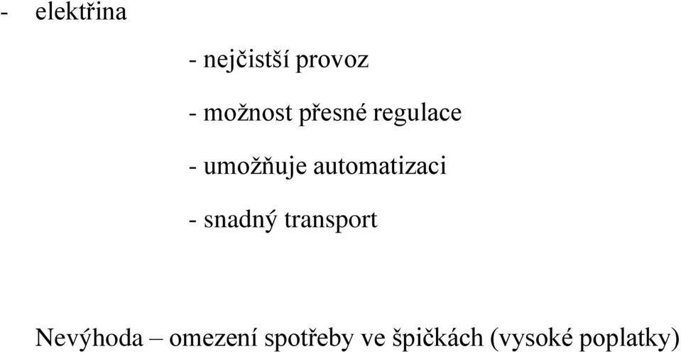 automatizaci - snadný transport