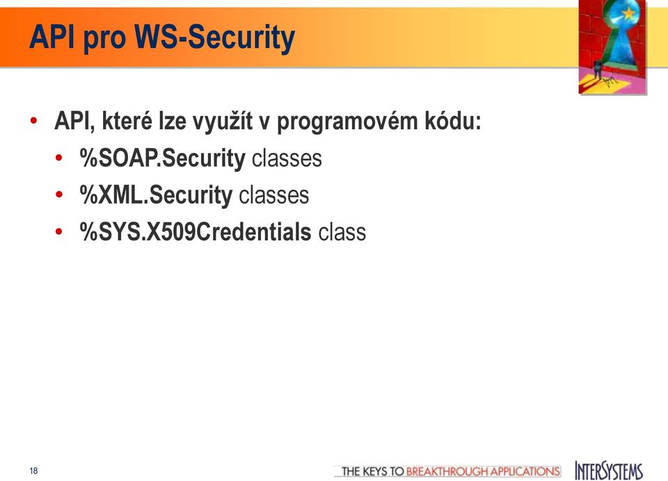 %SOAP.Security classes %XML.