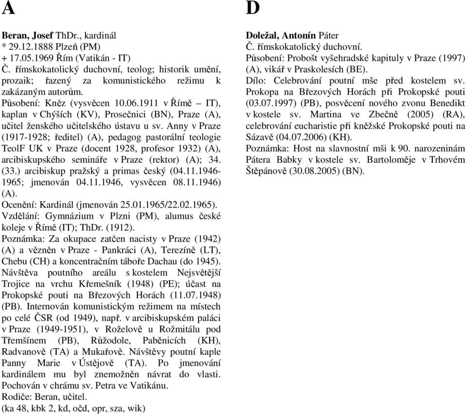 1911 v Římě IT), kaplan v Chýších (KV), Prosečnici (BN), Praze (A), učitel ženského učitelského ústavu u sv.