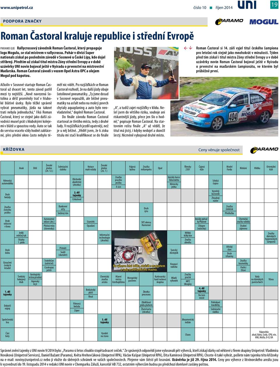 rallycrossu. Pohár v divizi Super nationals získal po posledním závodě v Sosnové u České Lípy, kde dojel stříbrný.