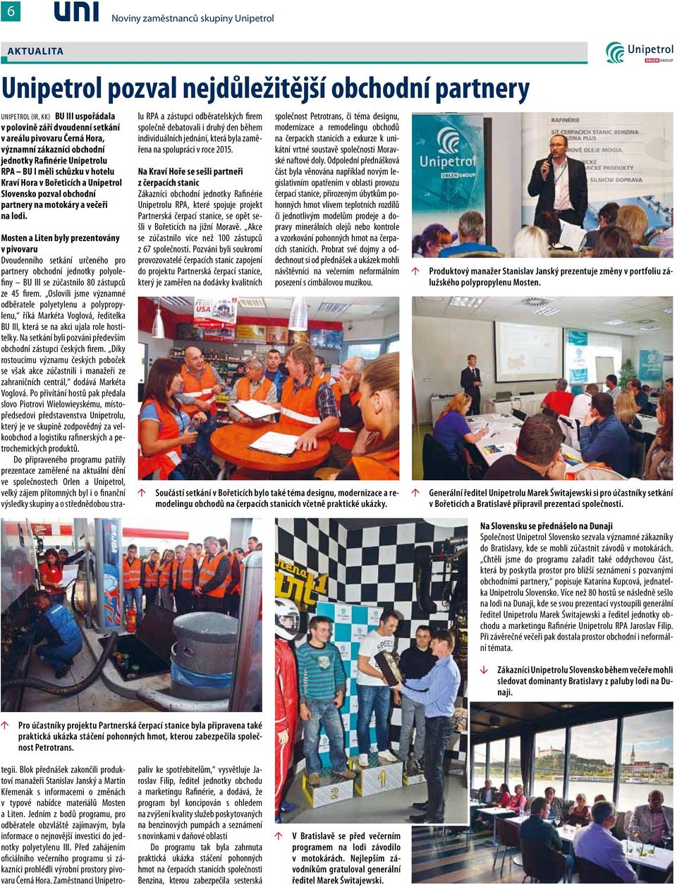 Blok přednášek zakončili produktoví manažeři Stanislav Janský a Martin Křemenák s informacemi o změnách v typové nabídce materiálů Mosten a Liten.