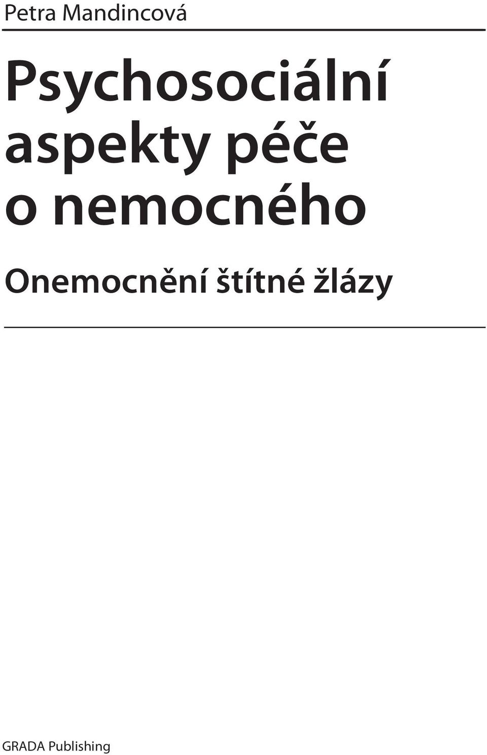 péče o nemocného