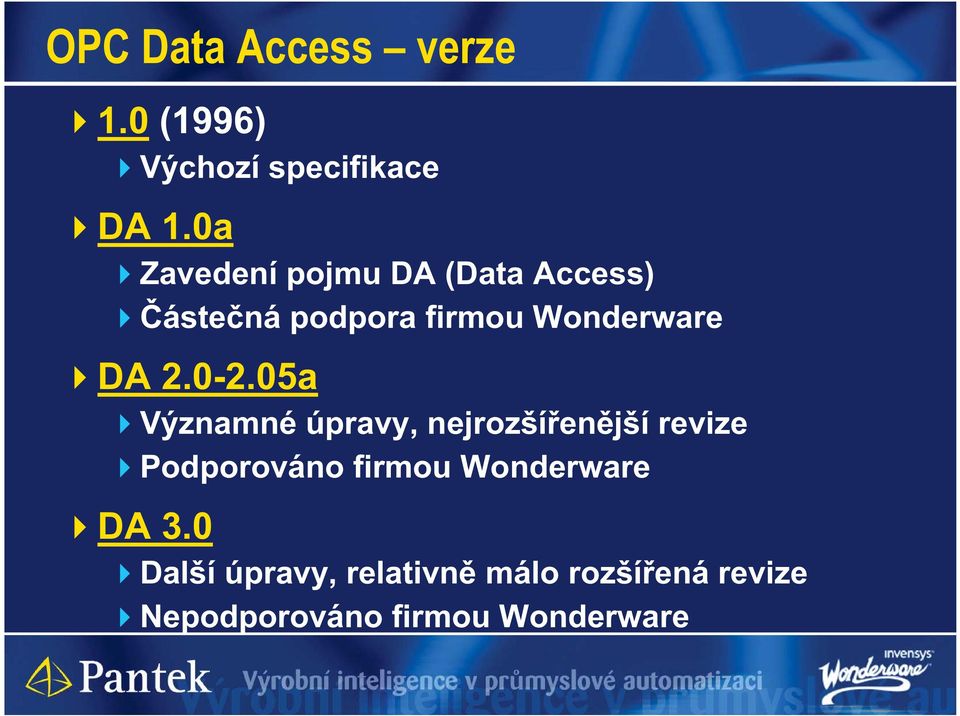 0-2.05a Významné úpravy, nejrozší en jší revize Podporováno firmou