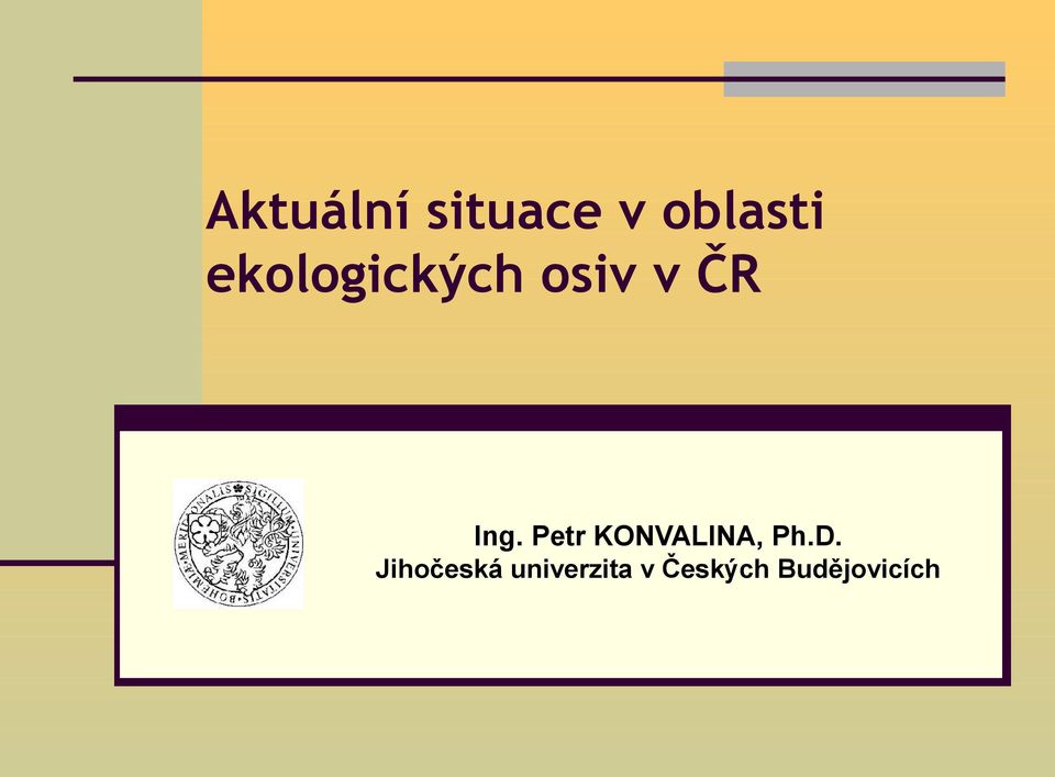 Petr KONVALINA, Ph.D.