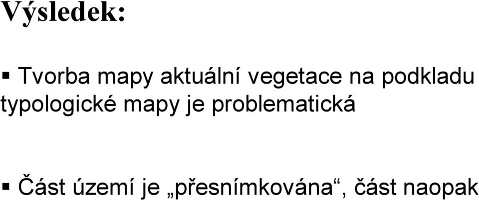 typologické mapy je