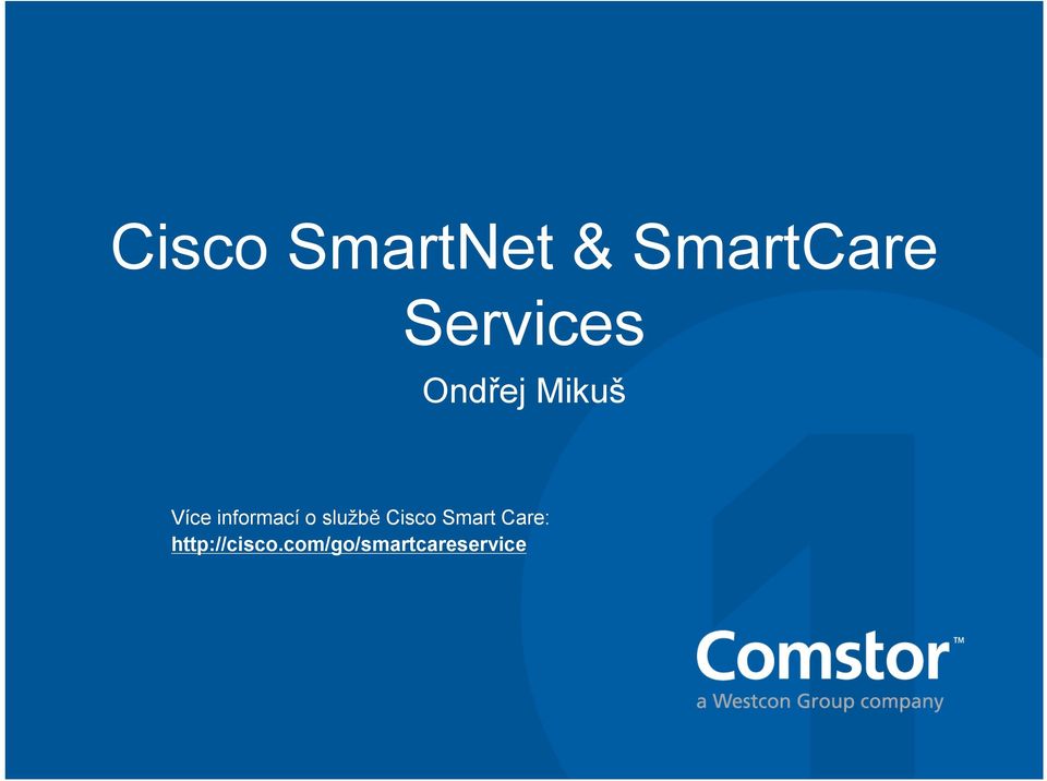 informací o službě Cisco Smart
