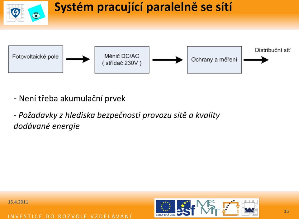 Požadavky z hlediska bezpečnosti