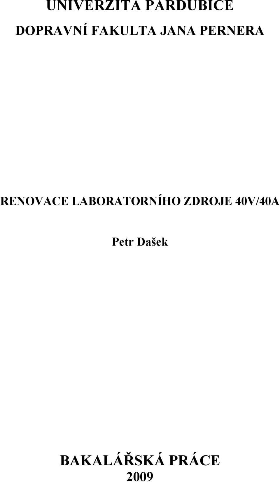 LABORATORNÍHO ZDROJE 40V/40A