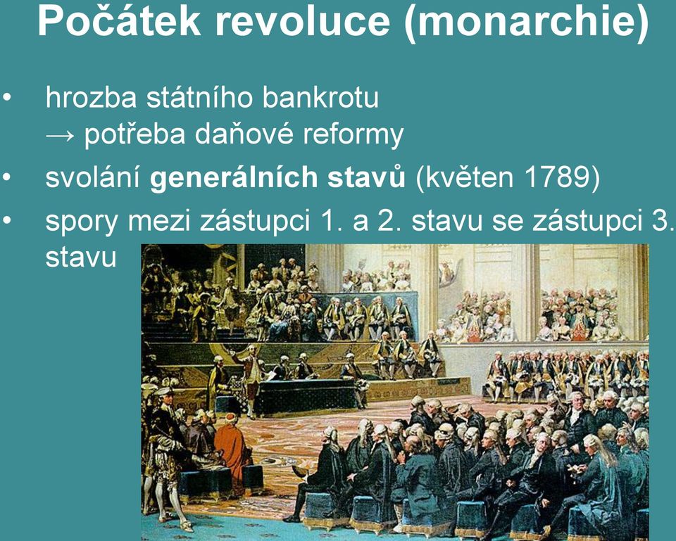 svolání generálních stavů (květen 1789)