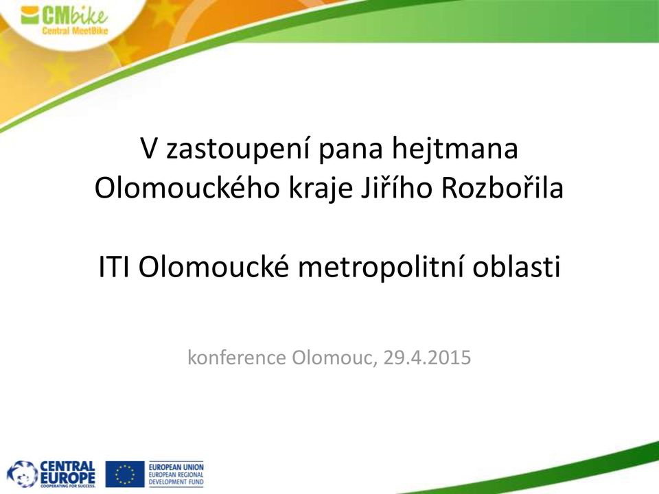 Rozbořila ITI Olomoucké
