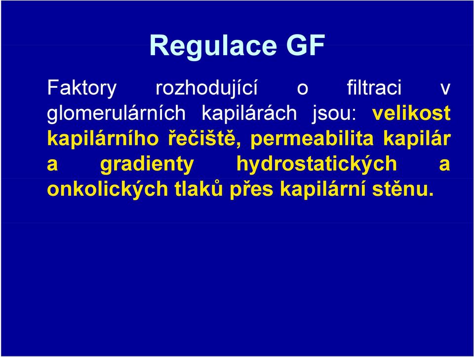 kapilárního řečiště, permeabilita kapilár a