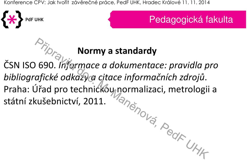 bibliografické odkazy a citace informačních