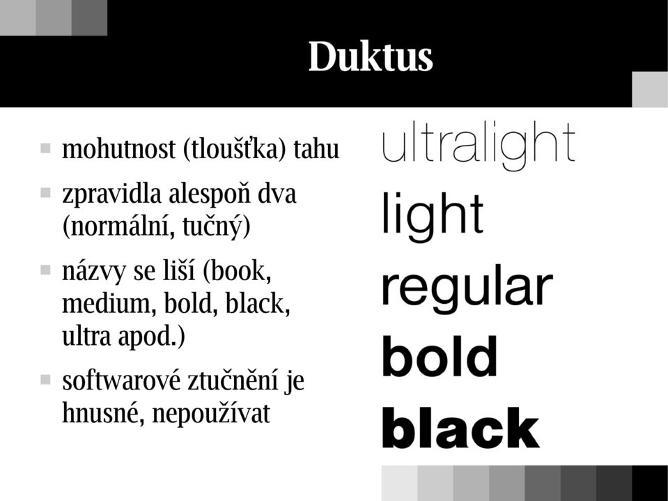 liší (book, medium, bold, black, ultra