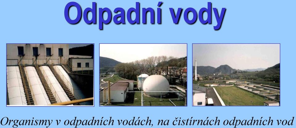 odpadních vodách,