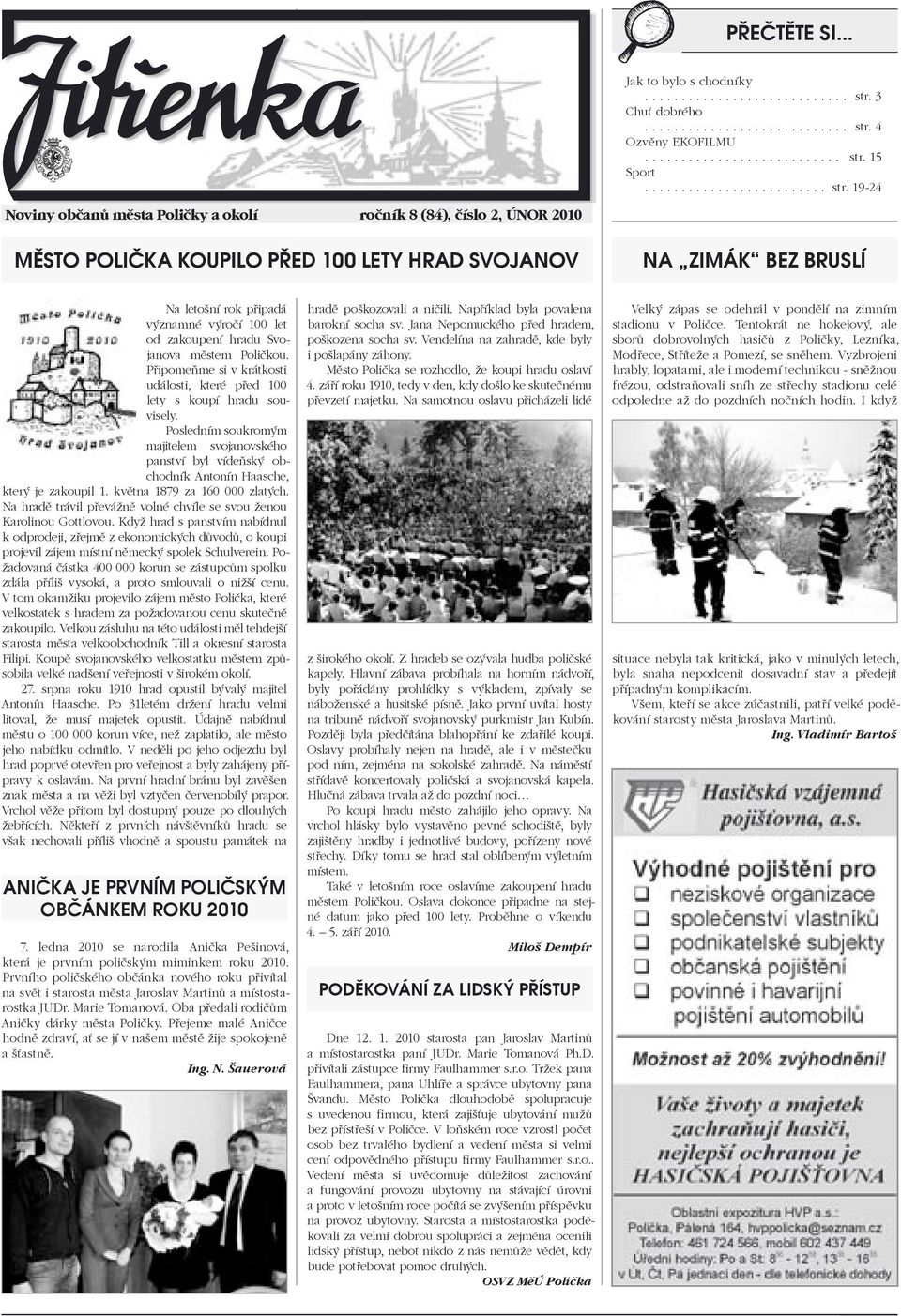 4 Ozvěny EKOFILMU........................... str.