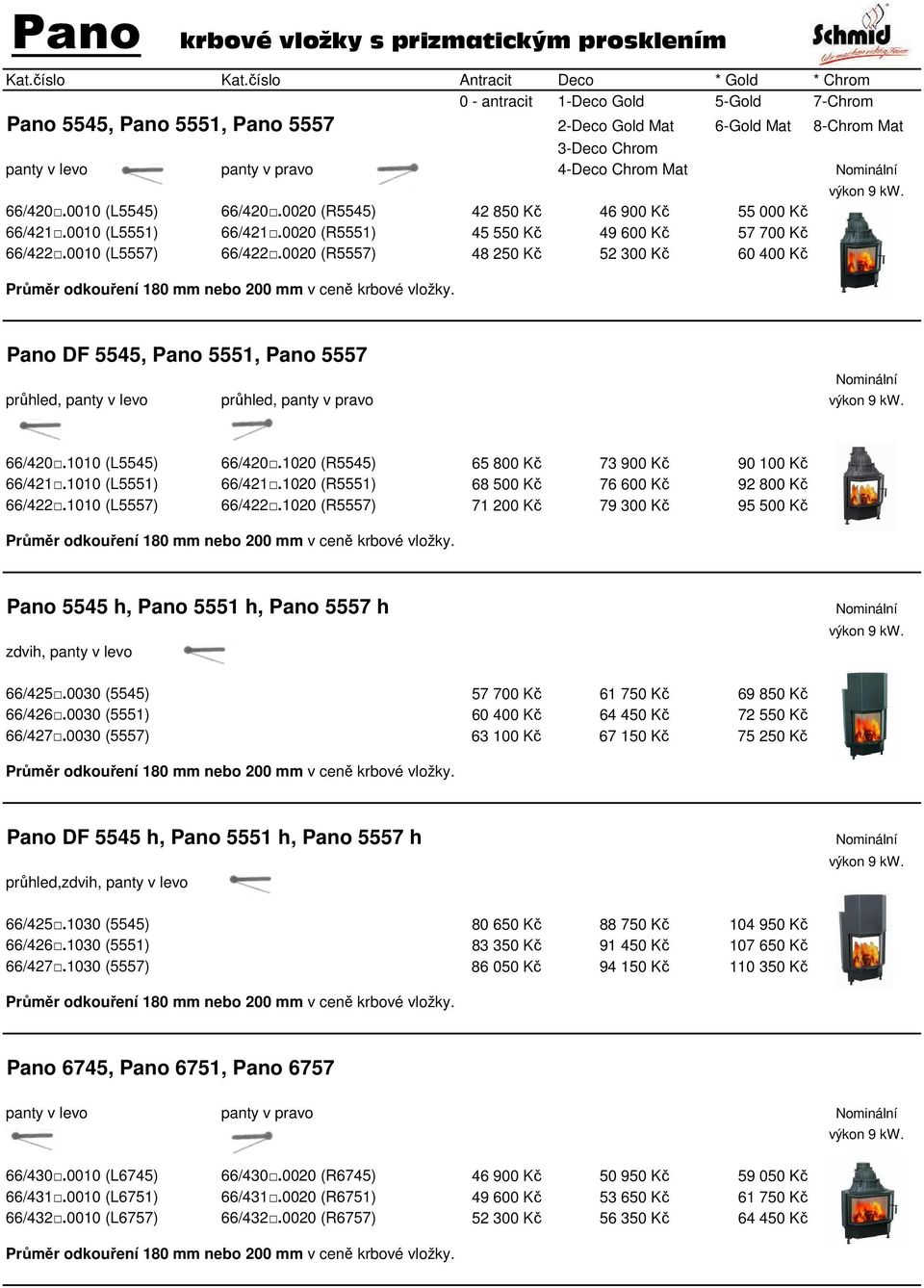 0020 (R5557) 48 250 Kč 52 300 Kč 60 400 Kč Pano DF 5545, Pano 5551, Pano 5557 průhled, panty v levo průhled, panty v pravo 66/420.1010 (L5545) 66/420.1020 (R5545) 65 800 Kč 73 900 Kč 90 100 Kč 66/421.