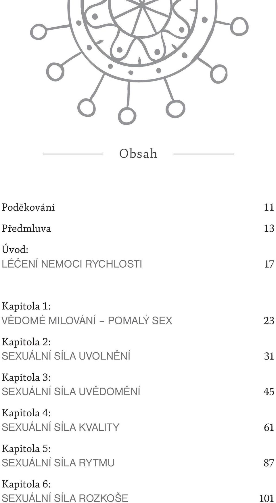 UVOLNĚNÍ 31 Kapitola 3: SEXUÁLNÍ SÍLA UVĚDOMĚNÍ 45 Kapitola 4: SEXUÁLNÍ