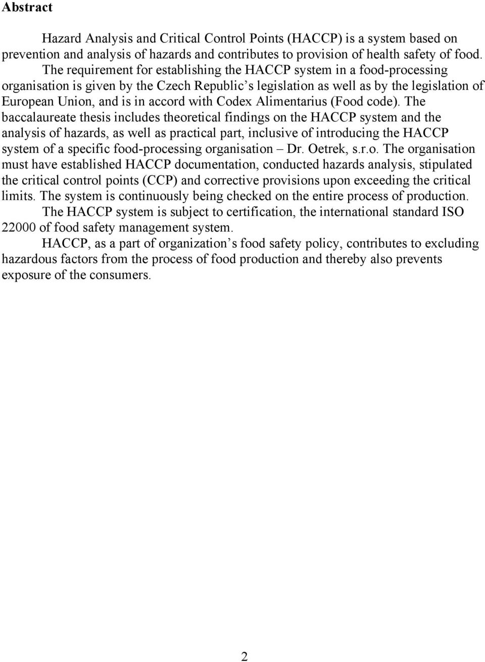 Codex Alimentarius (Food code).